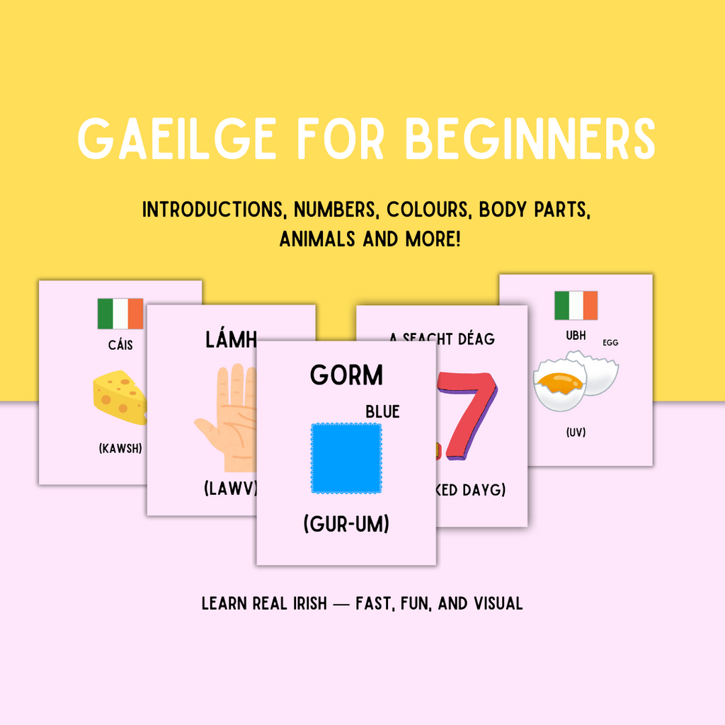 Irish Beginner Phrase Pack – 110+ Essential Gaeilge Words & Phrases