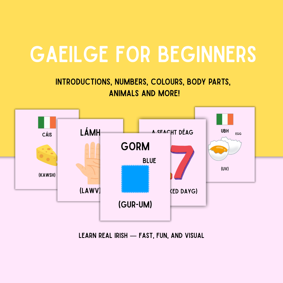 Irish Beginner Phrase Pack – 110+ Essential Gaeilge Words & Phrases