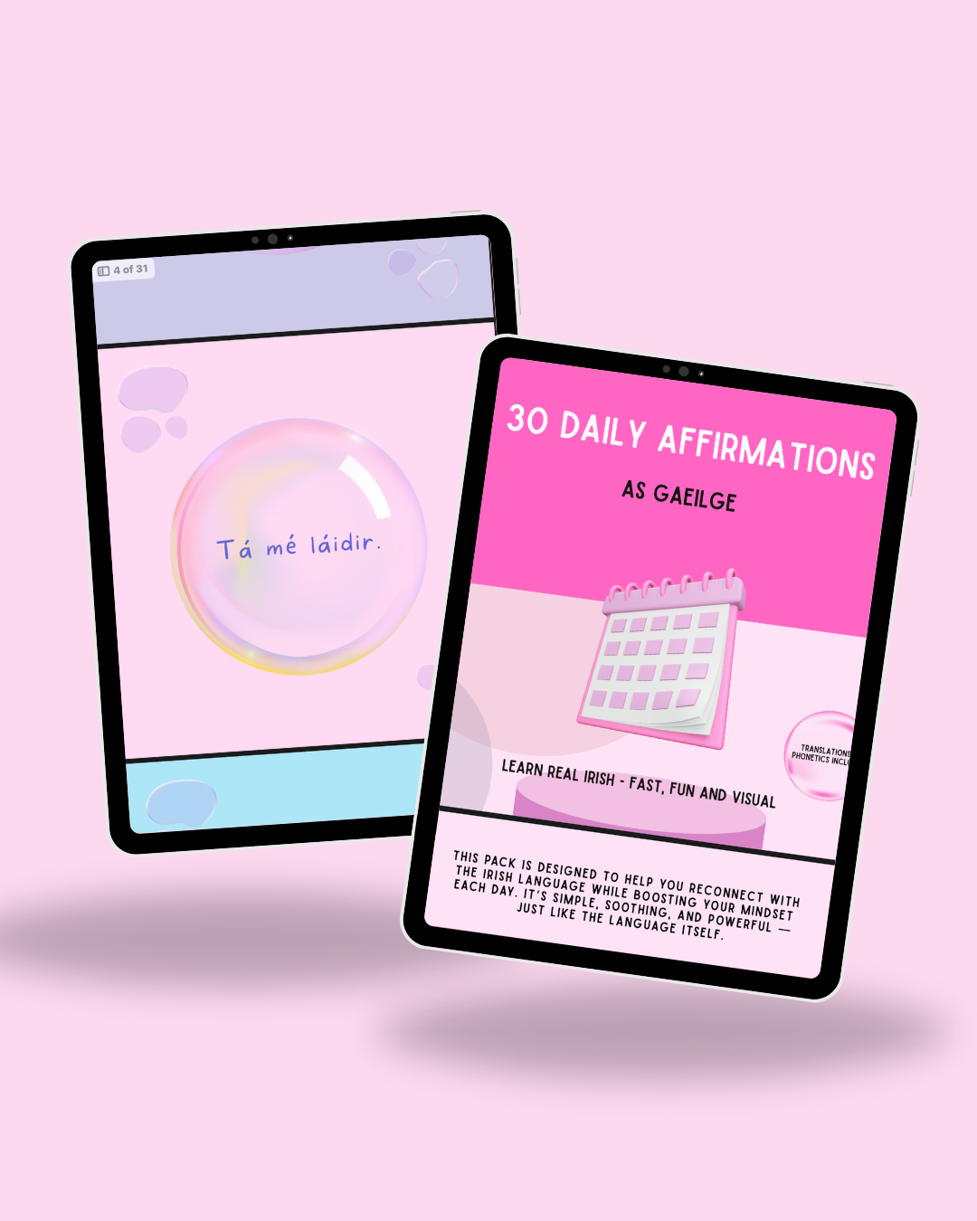 30 Daily Affirmations – As Gaeilge (with English + Phonetics)