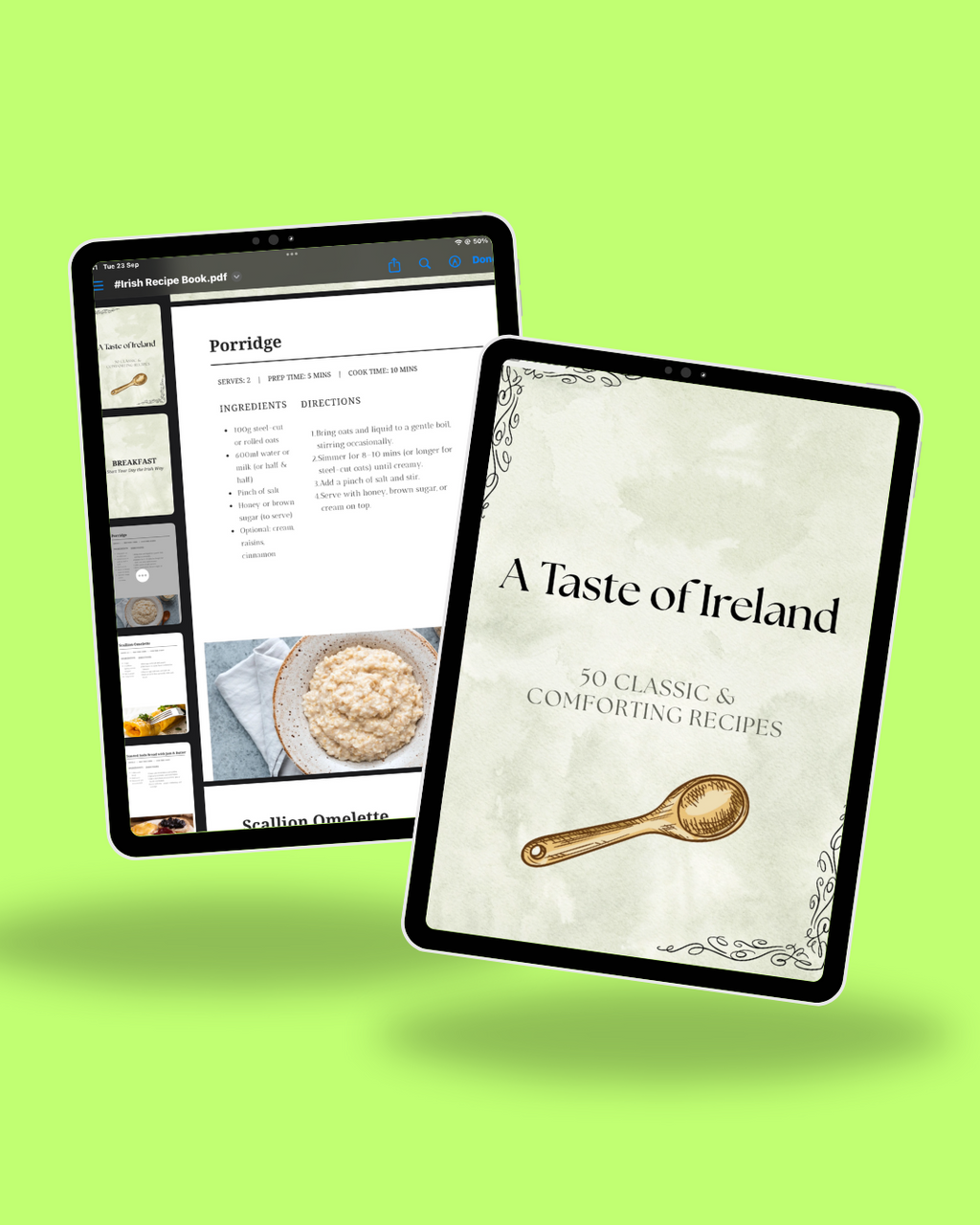 Taste of Ireland – 50 Traditional Irish Recipes (Digital Cookbook)